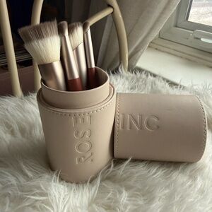 Brand New Rose Inc Brush Set in Cylinder Case